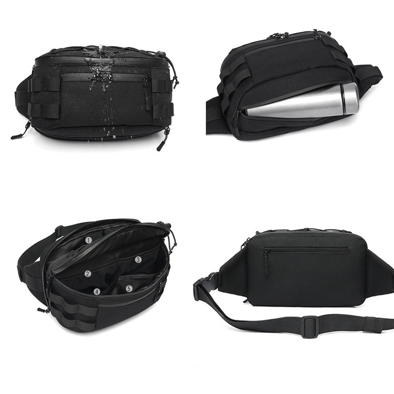OZUKO 9340 Outdoor Molle Chest Bag Oxford Cloth Multi-function Men Waist Pack OZUKO 9340 Outdoor Molle Chest Bag Oxford Cloth Multi-function Men Waist Pack